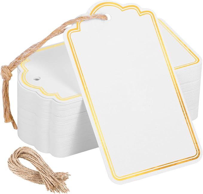 [USA] Elegant Gift Bag w/ Ribbon + Gold Tissue Paper + Gift Tag