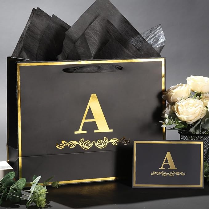 [USA] Personalized Elegant Gift Bag w/ Tissue Paper