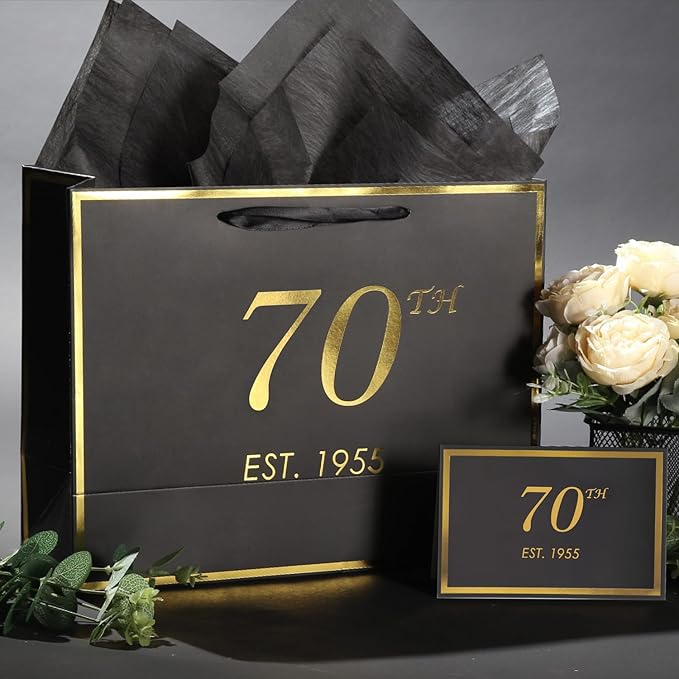 [USA] Personalized Elegant Gift Bag w/ Tissue Paper