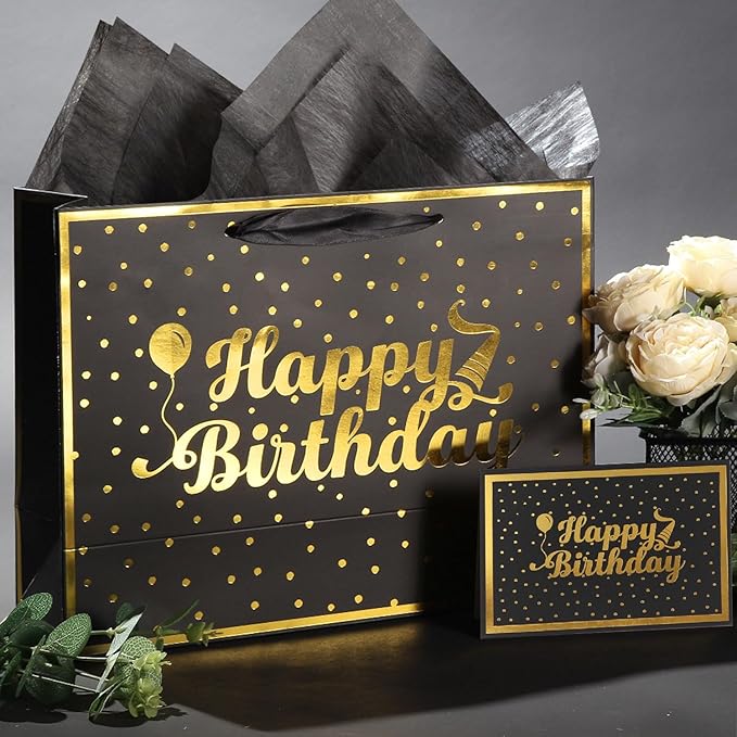 [USA] Personalized Elegant Gift Bag w/ Tissue Paper