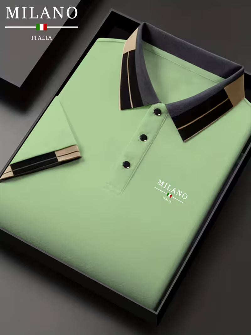 MILANO Italia Lightweight Polo Shirt