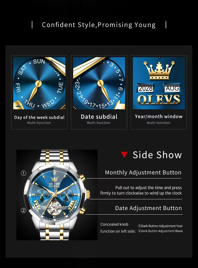 [USA]OLEVS 6619 | The Self Winding Collection